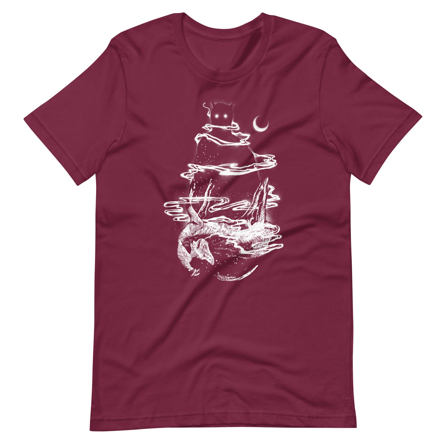 Toxic Fumes White - Men's t-shirt - Maroon Front