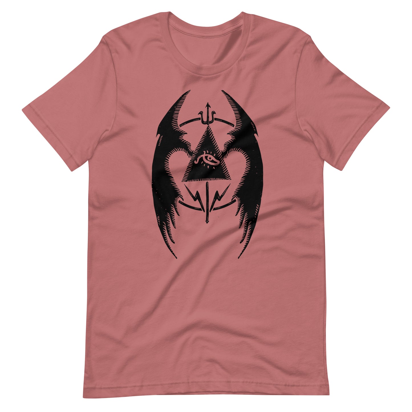 Fly 3 Black - Men's t-shirt - Mauve Front