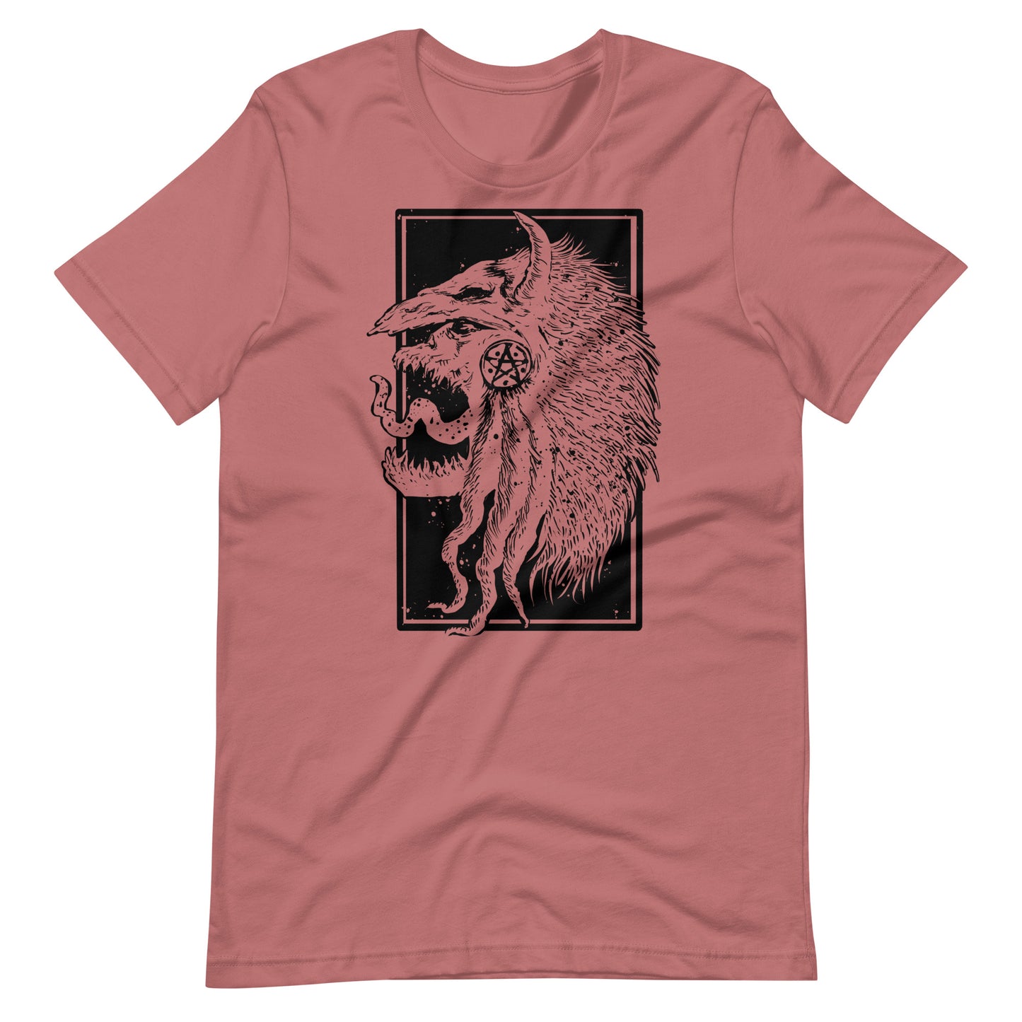 Tribe Monster Black - Men's t-shirt - Mauve Front