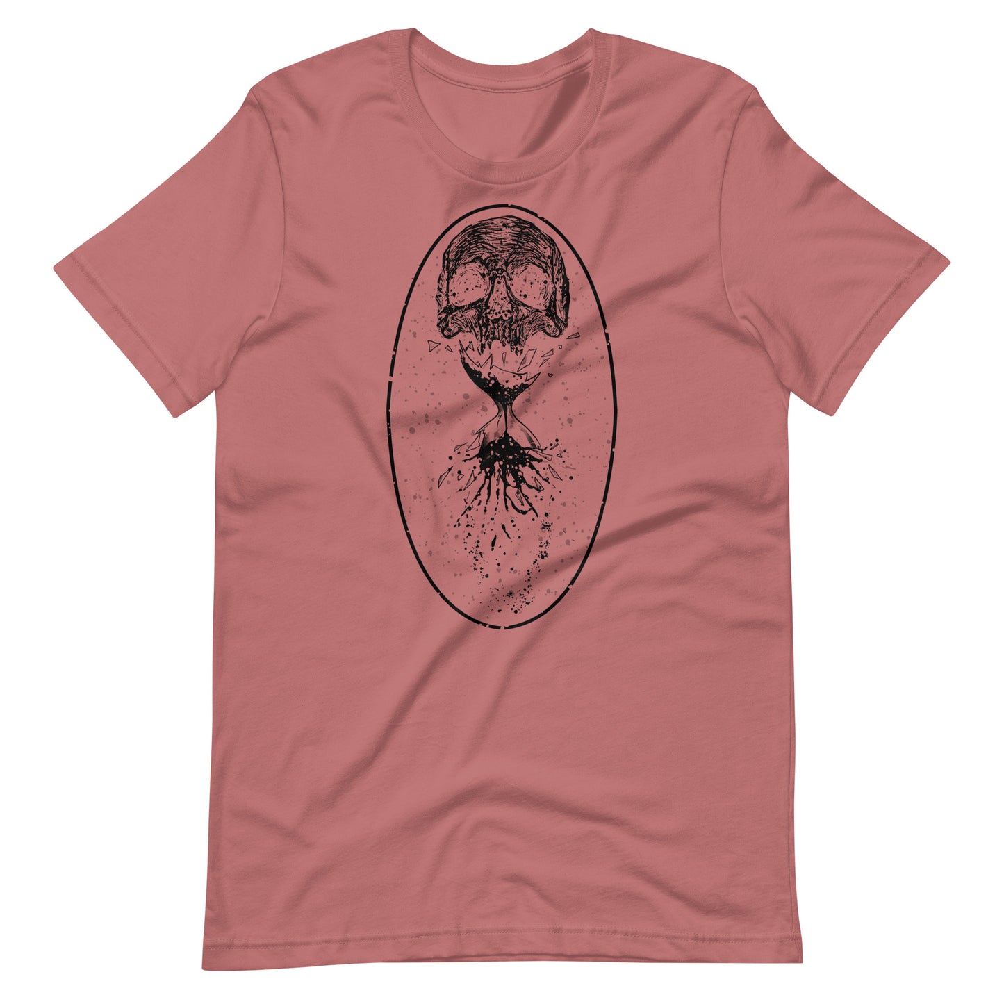 Destruction Black - Men's t-shirt - Mauve Front