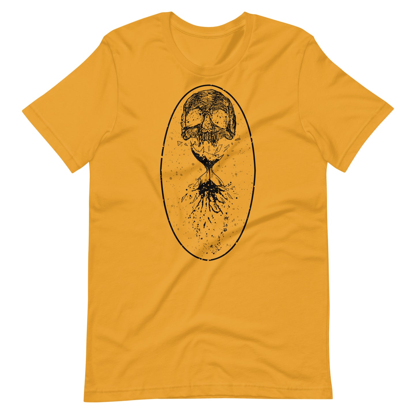 Destruction Black - Men's t-shirt - Mustard Front