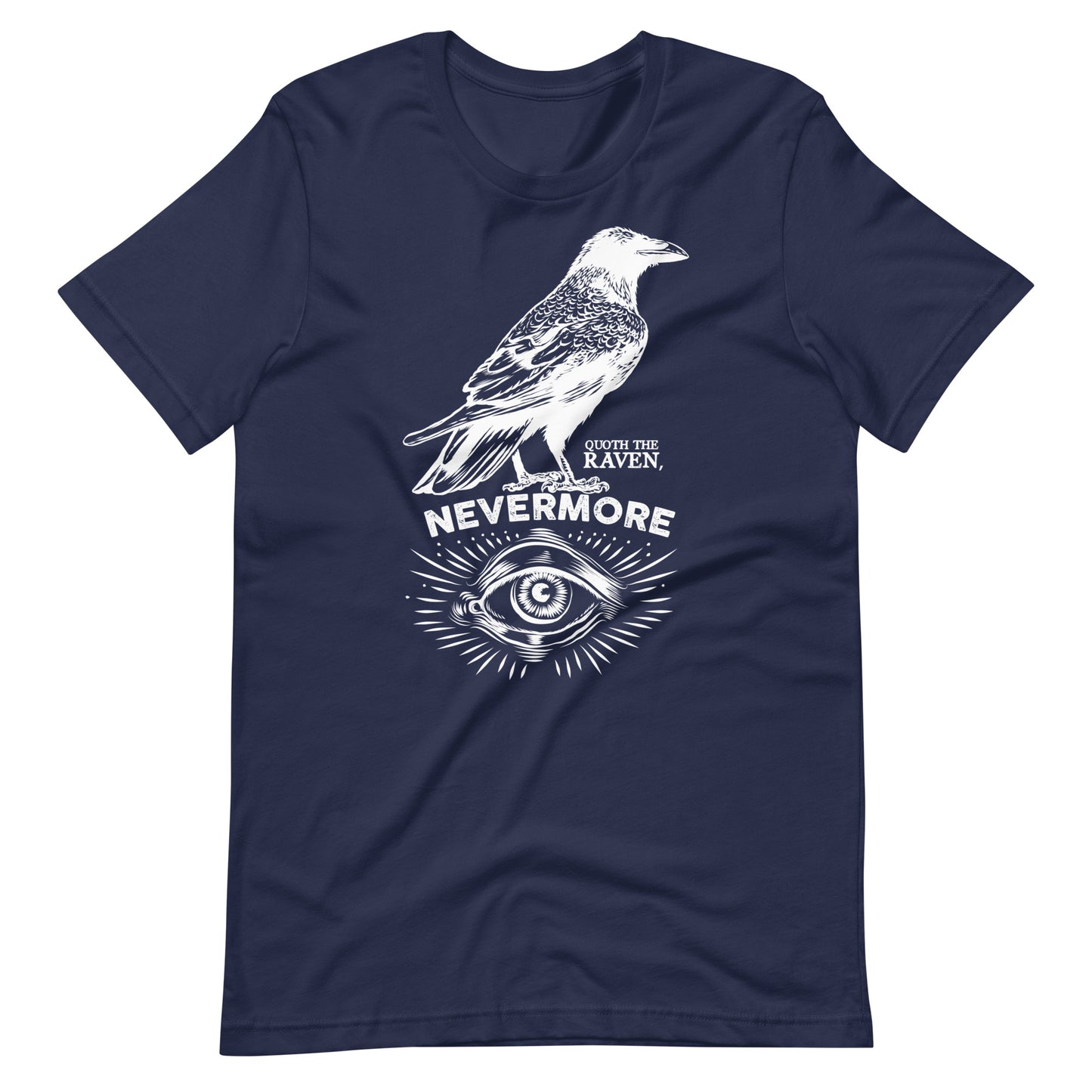Quoth the Raven Nevermore - Men's t-shirt - Navy Front