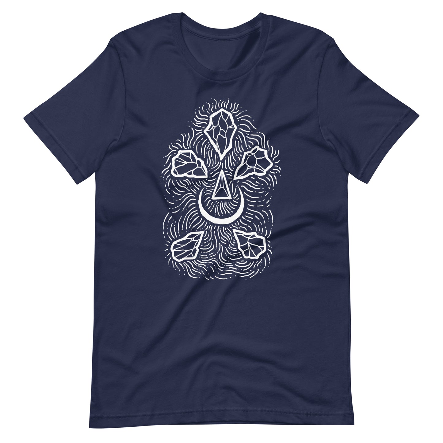Diamond Night - Men's t-shirt - Navy Front
