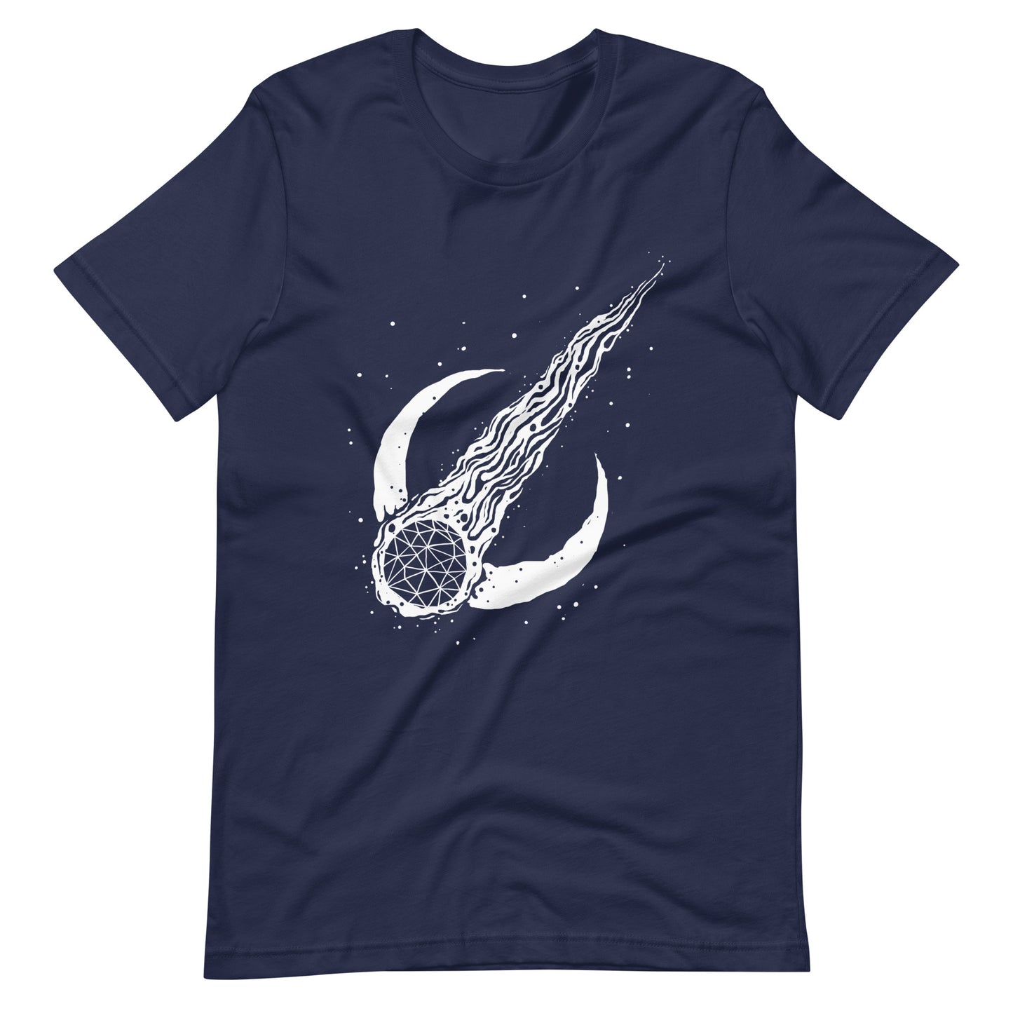 Meteor Night - Men's t-shirt - Navy Front
