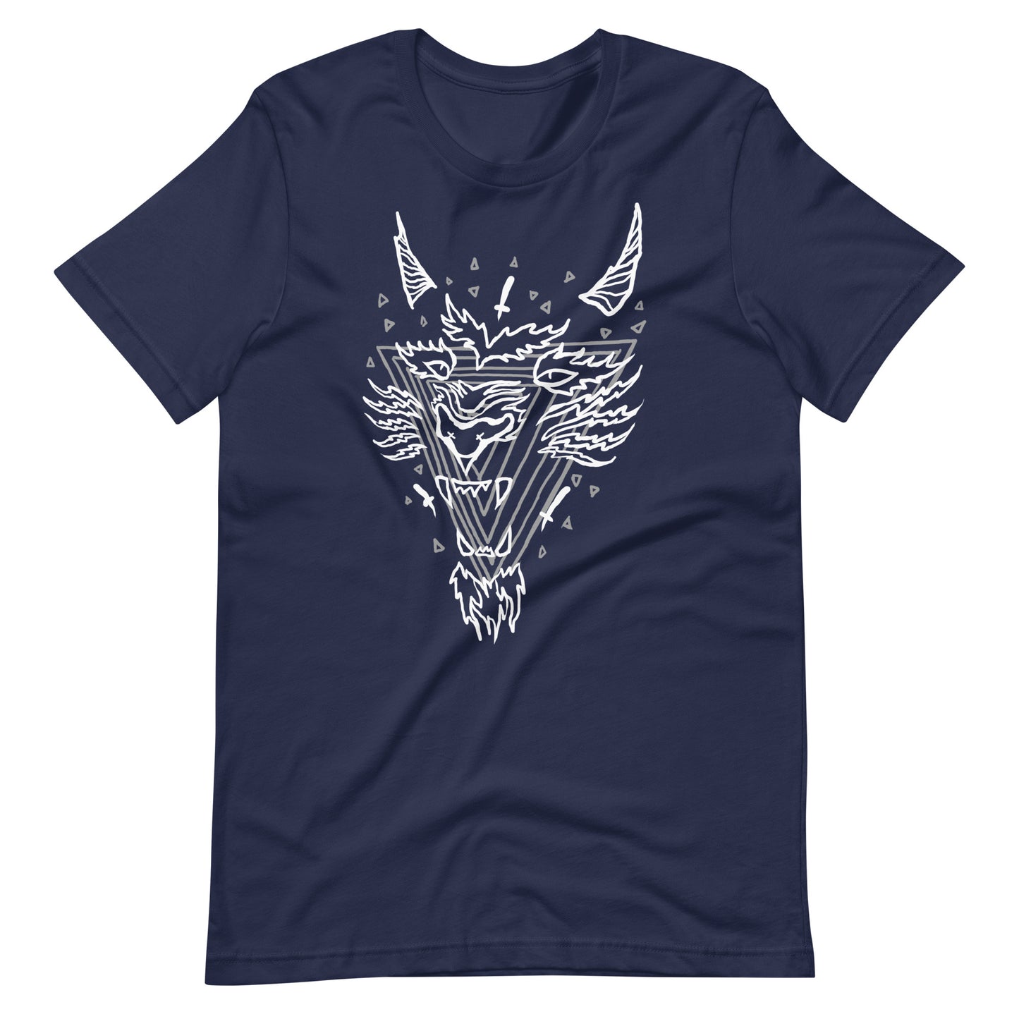Violent - Men's t-shirt - Navy Front