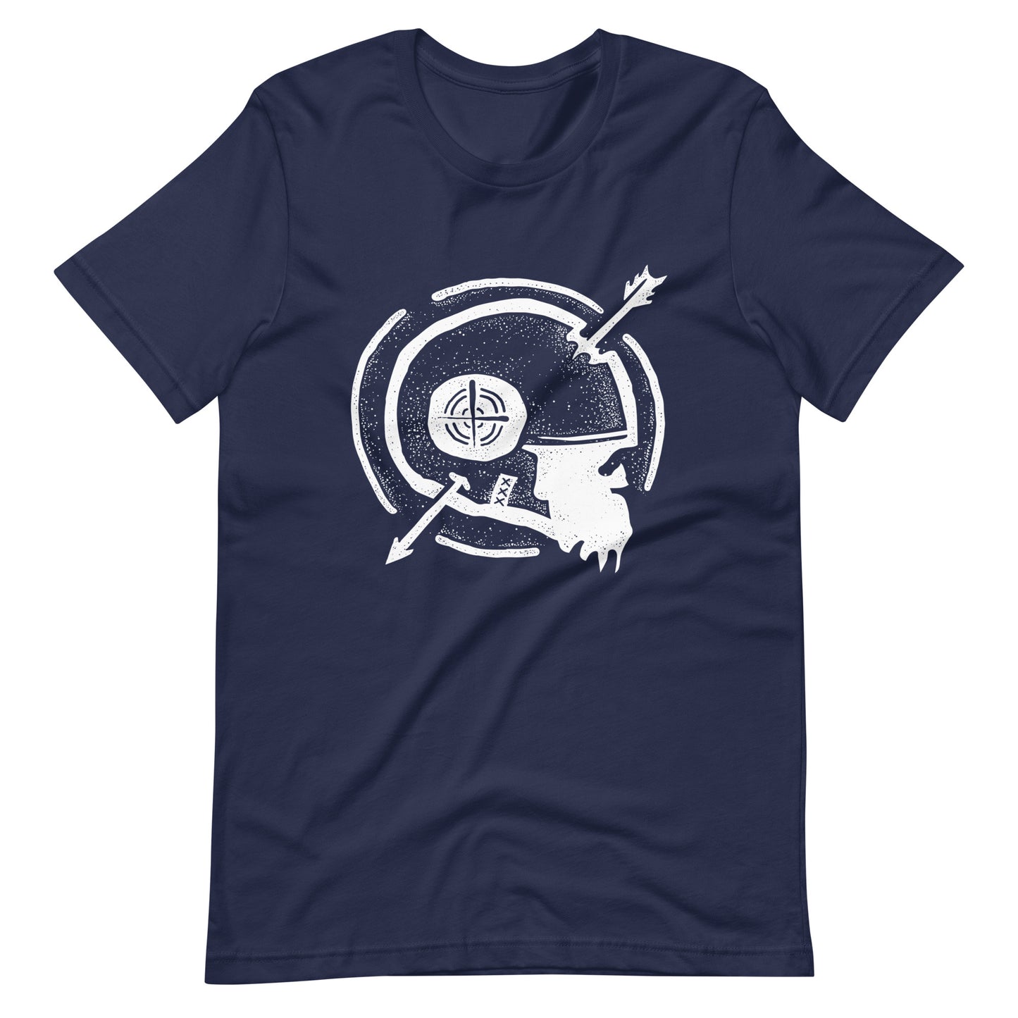 Dead Arrow White - Men's t-shirt - Navy Front