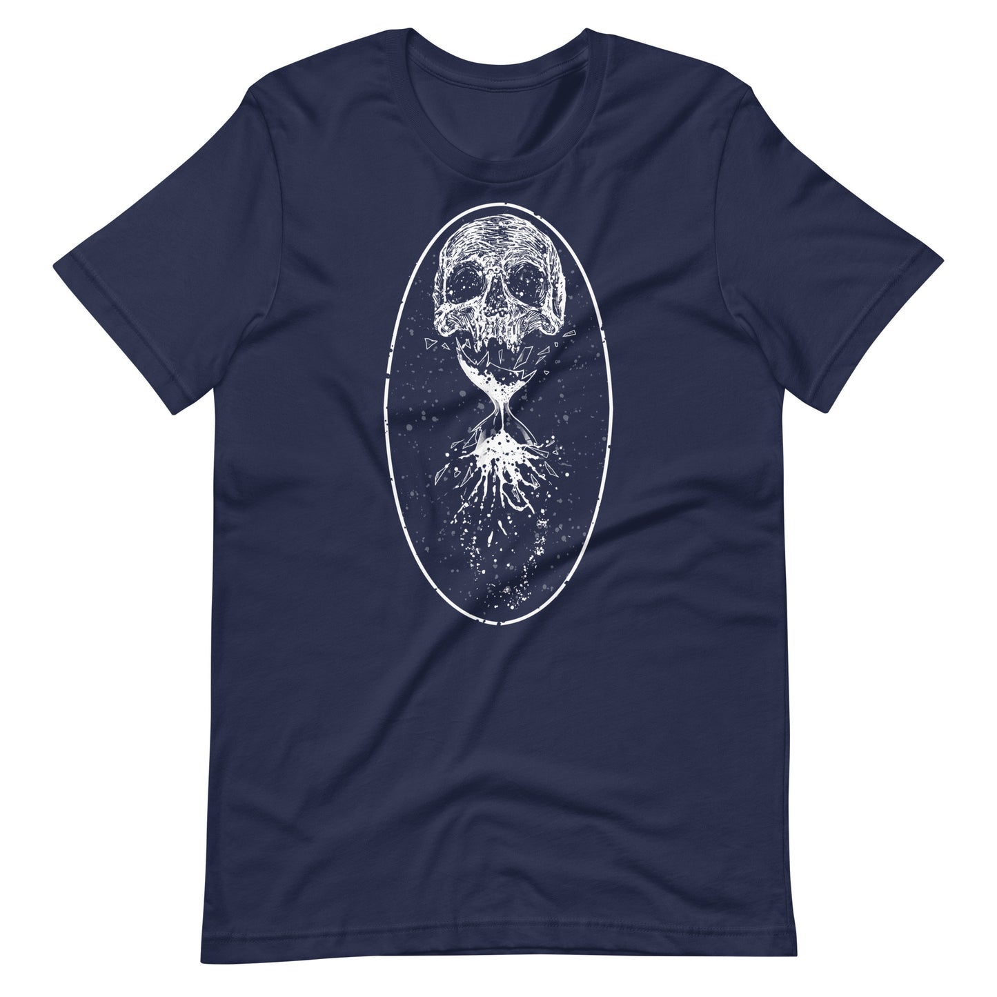Destruction White - Men's t-shirt - Navy Front