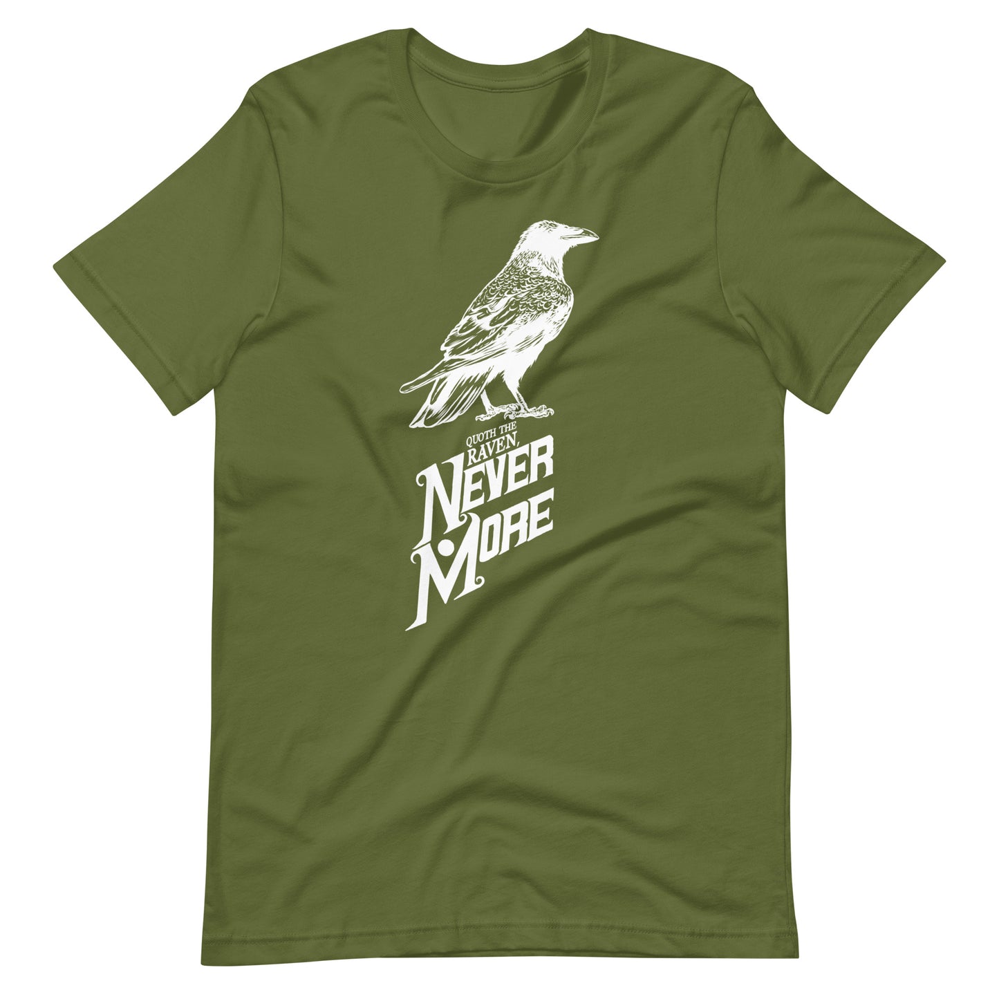 Quoth the Raven Nevermore - Men's t-shirt - Olive Front