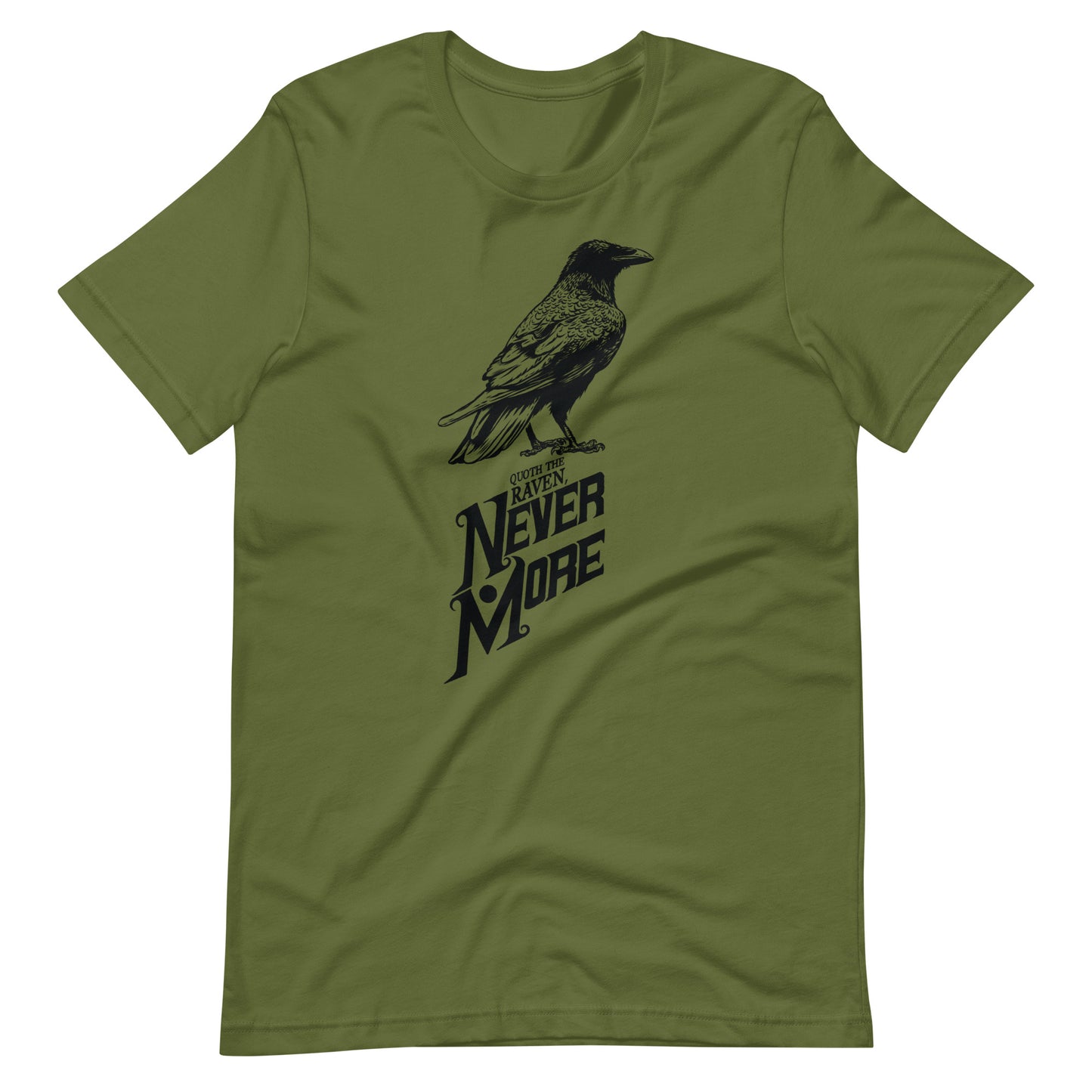 Quoth the Raven Nevermore - Men's t-shirt - Olive Front