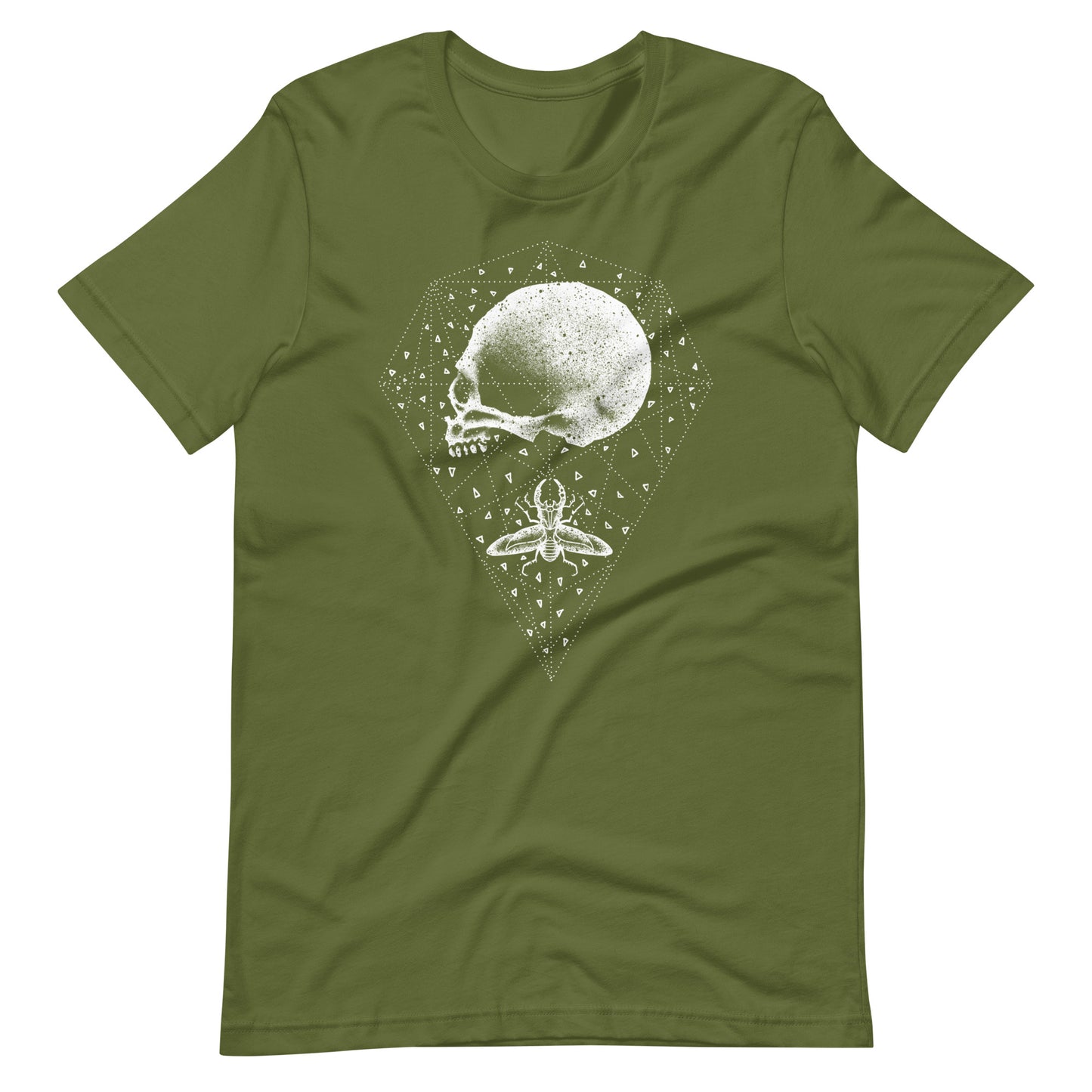 Galaxy Triangle - Men's t-shirt - Olive Front