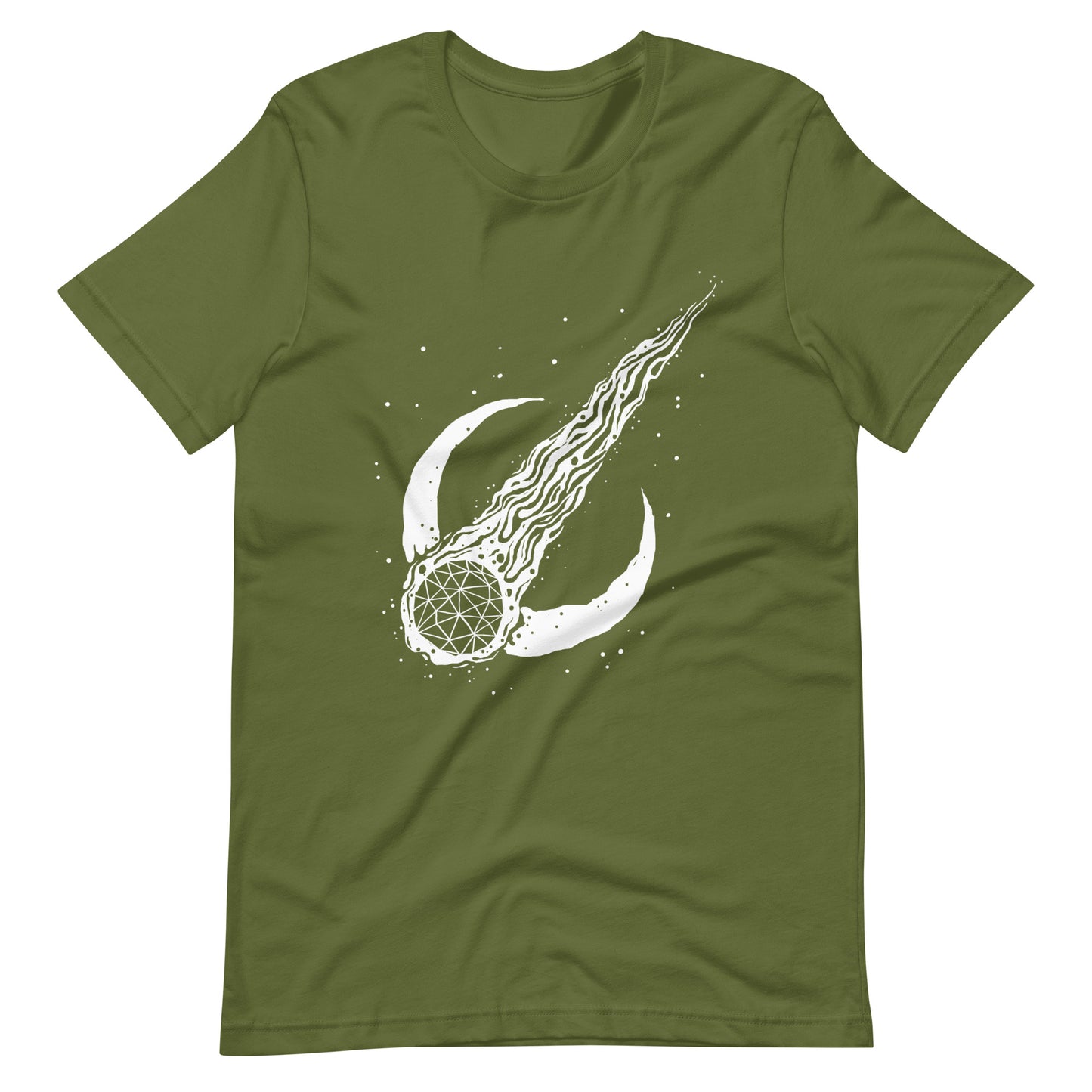 Meteor Night - Men's t-shirt - Olive Front
