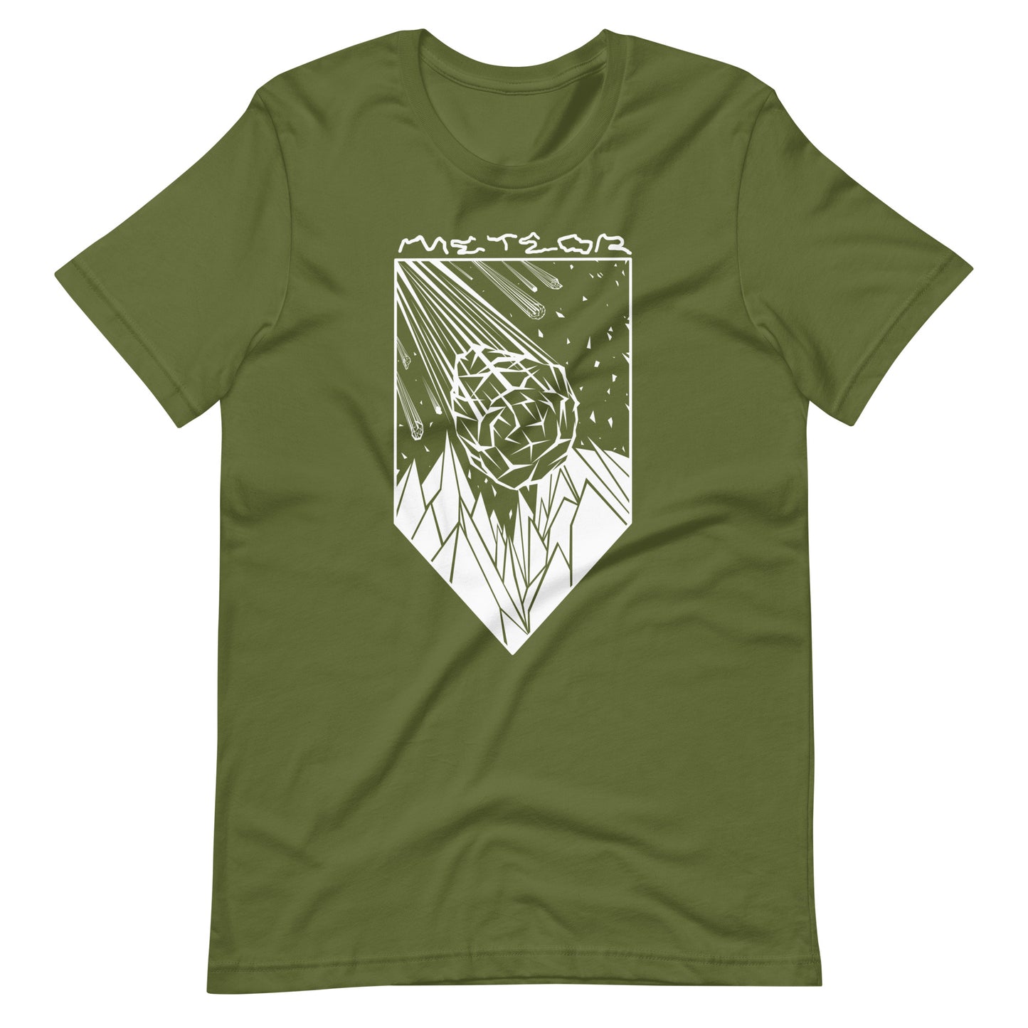 Meteor - Men's t-shirt - Olive Front