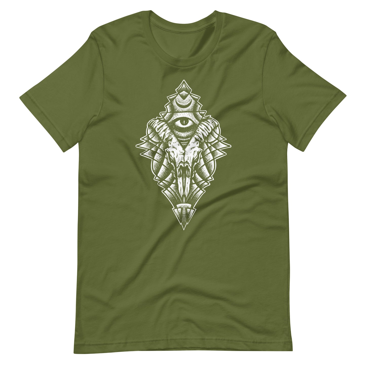 Energy Eye White - Men's t-shirt - Olive Front