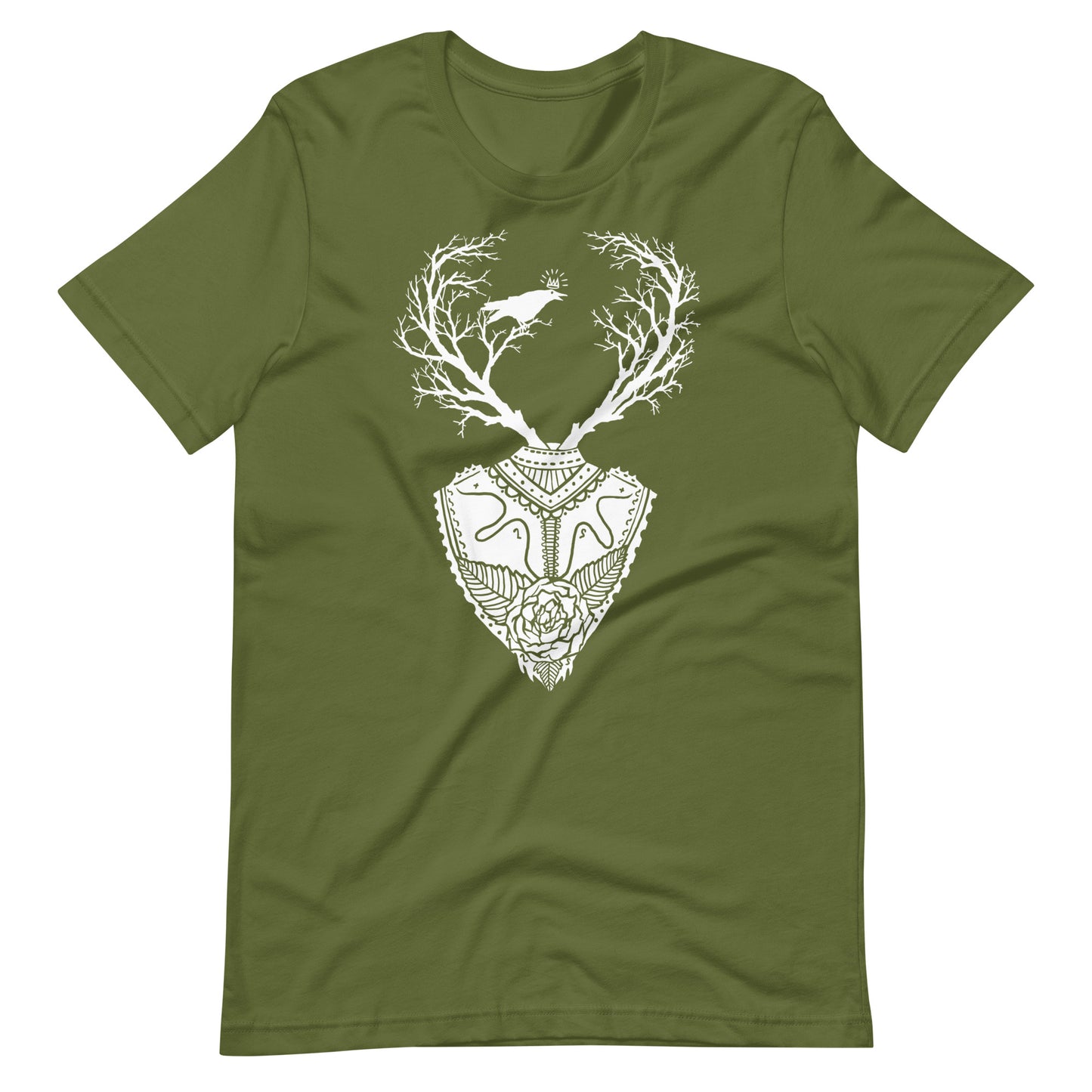 Life Trees White - Men's t-shirt - Olive Front