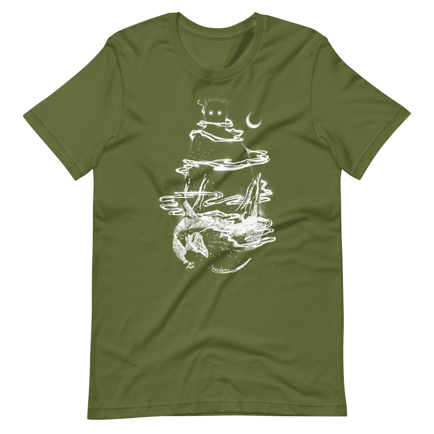 Toxic Fumes White - Men's t-shirt - Olive Front