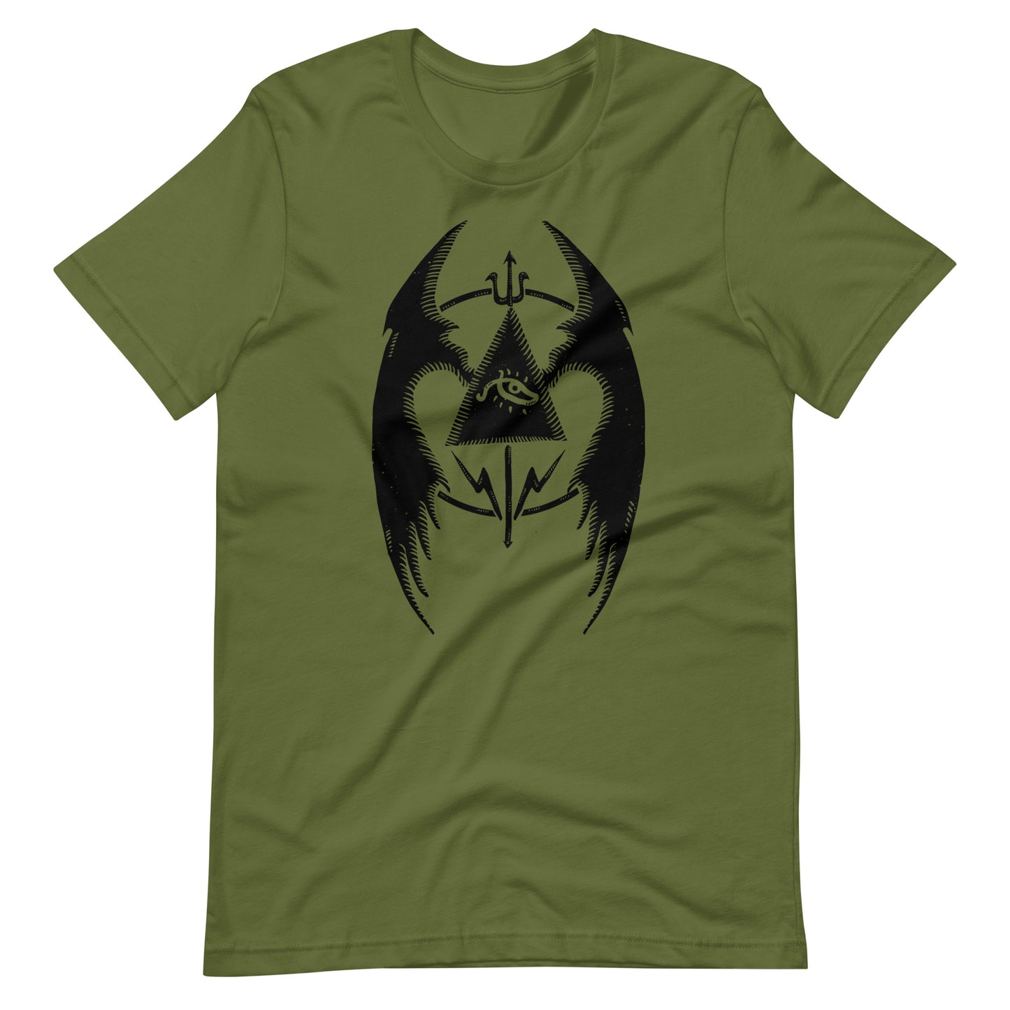 Fly 3 Black - Men's t-shirt - Olive Front