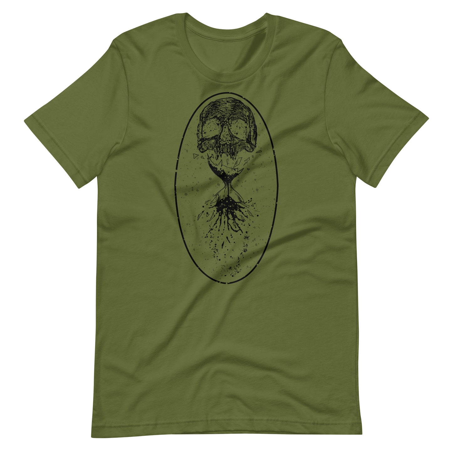 Destruction Black - Men's t-shirt - Olive Front