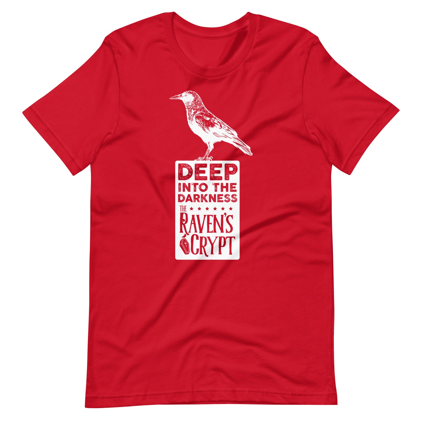 Deep Into the Darkness Crypt 2 - Men's t-shirt - Red Front