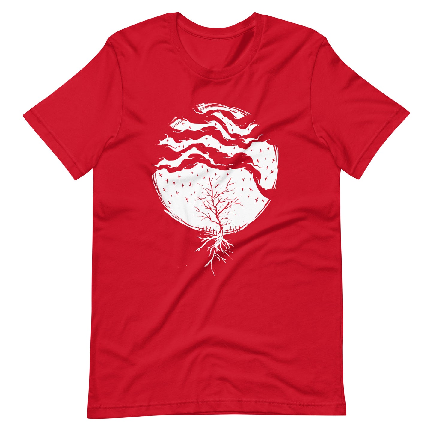 Dead Rain White - Men's t-shirt - Red Front