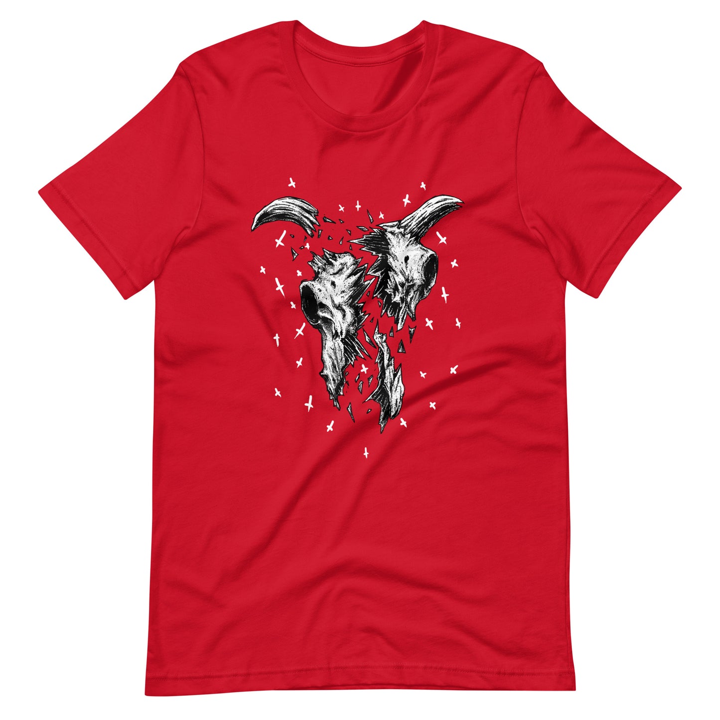 Crushed - Men's t-shirt - Red Front