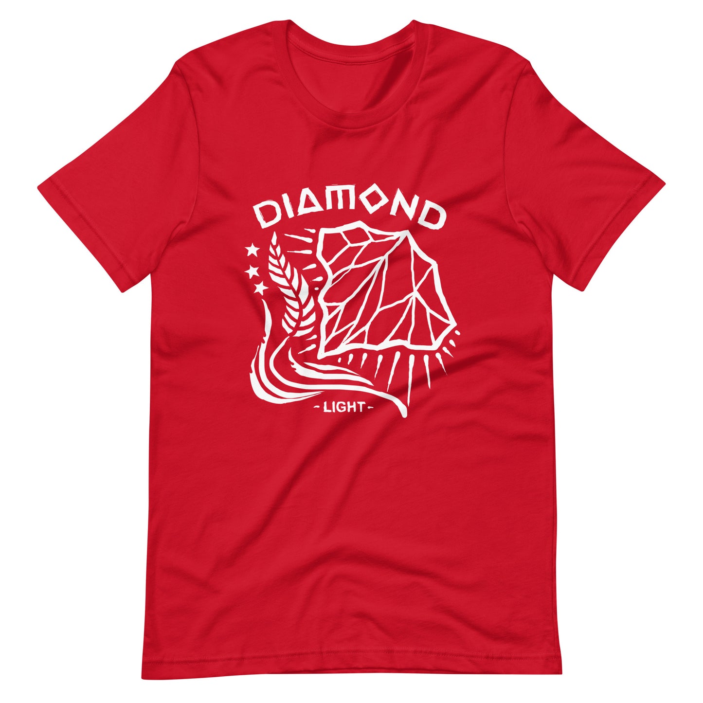Diamond Light - Men's t-shirt - Red Front