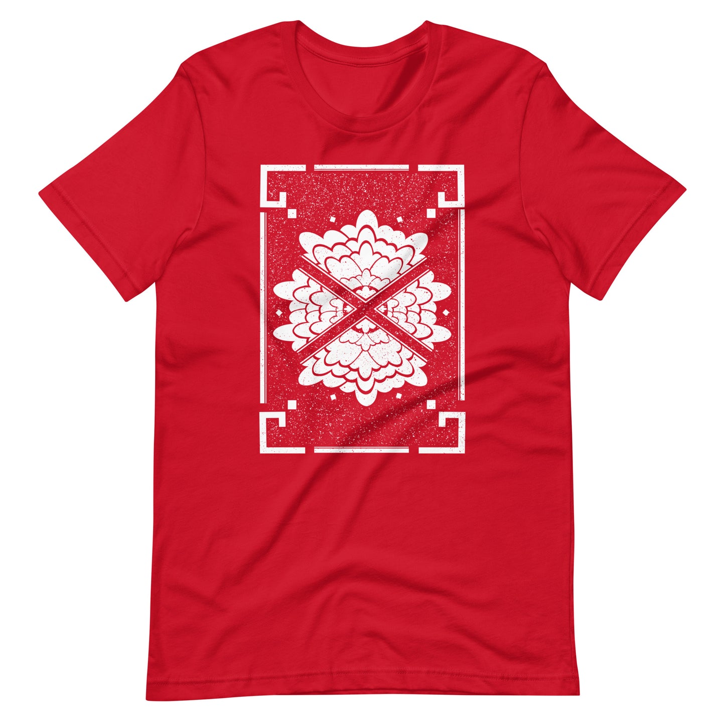 Flower - Men's t-shirt - Red Front