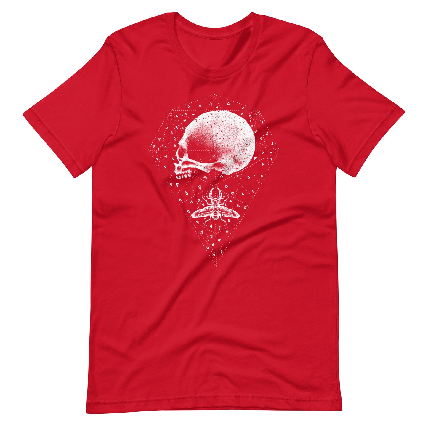 Galaxy Triangle - Men's t-shirt - Red Front