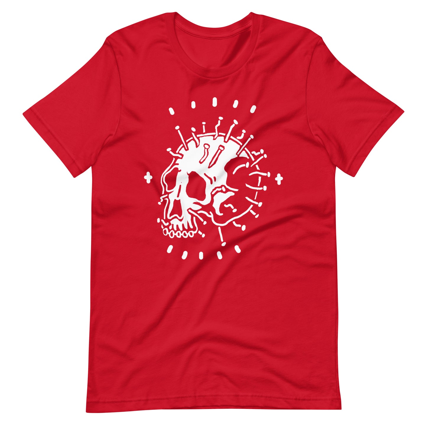 Iron Nails - Men's t-shirt - Red Front