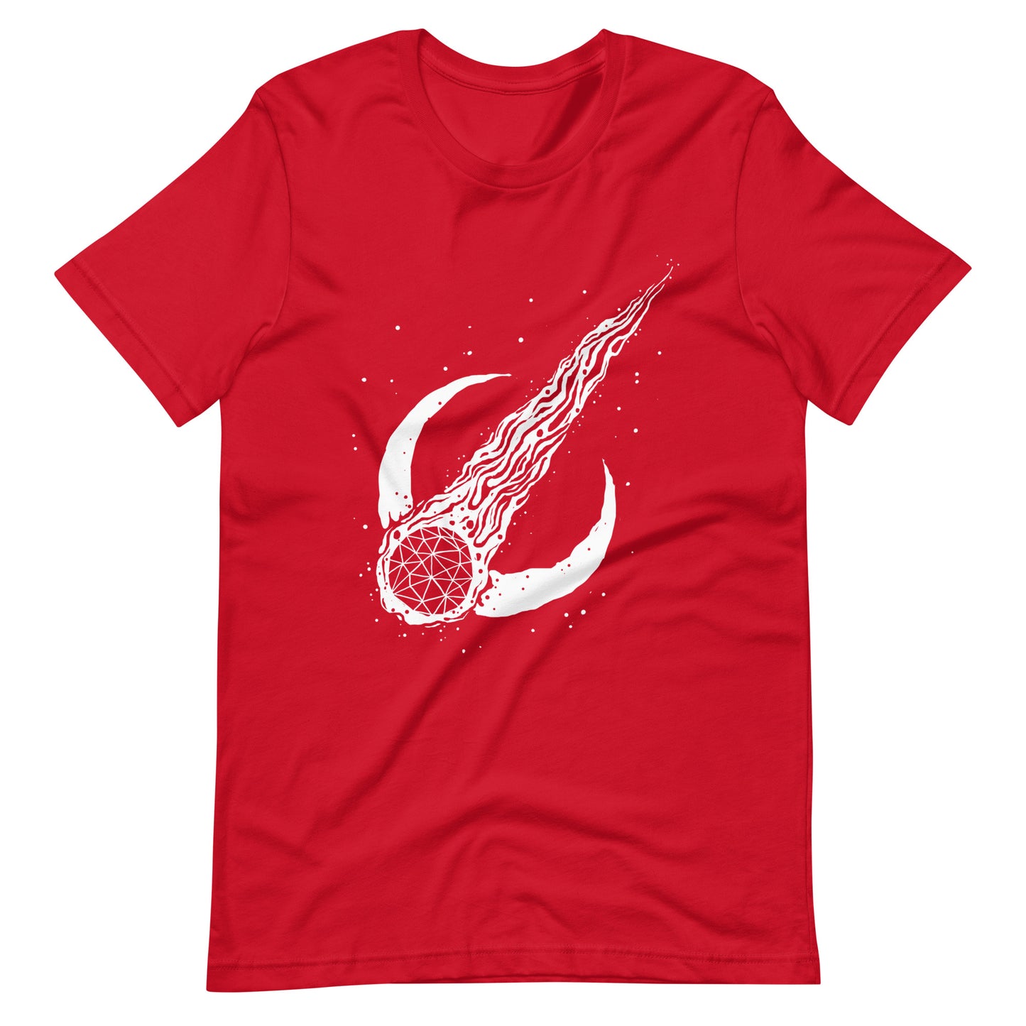 Meteor Night - Men's t-shirt - Red Front