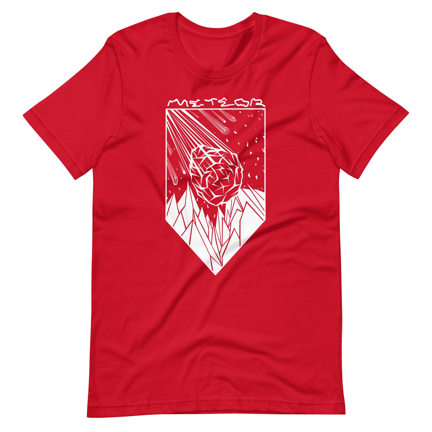 Meteor - Men's t-shirt - Red Front