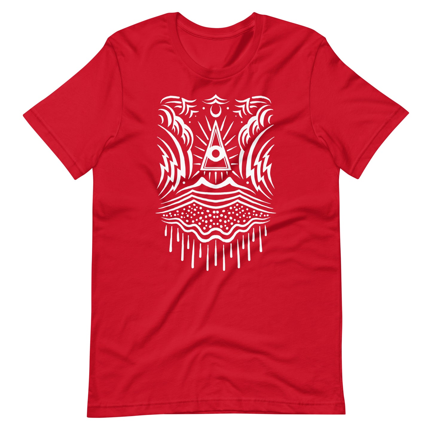 Nature Eye - Men's t-shirt - Red Front