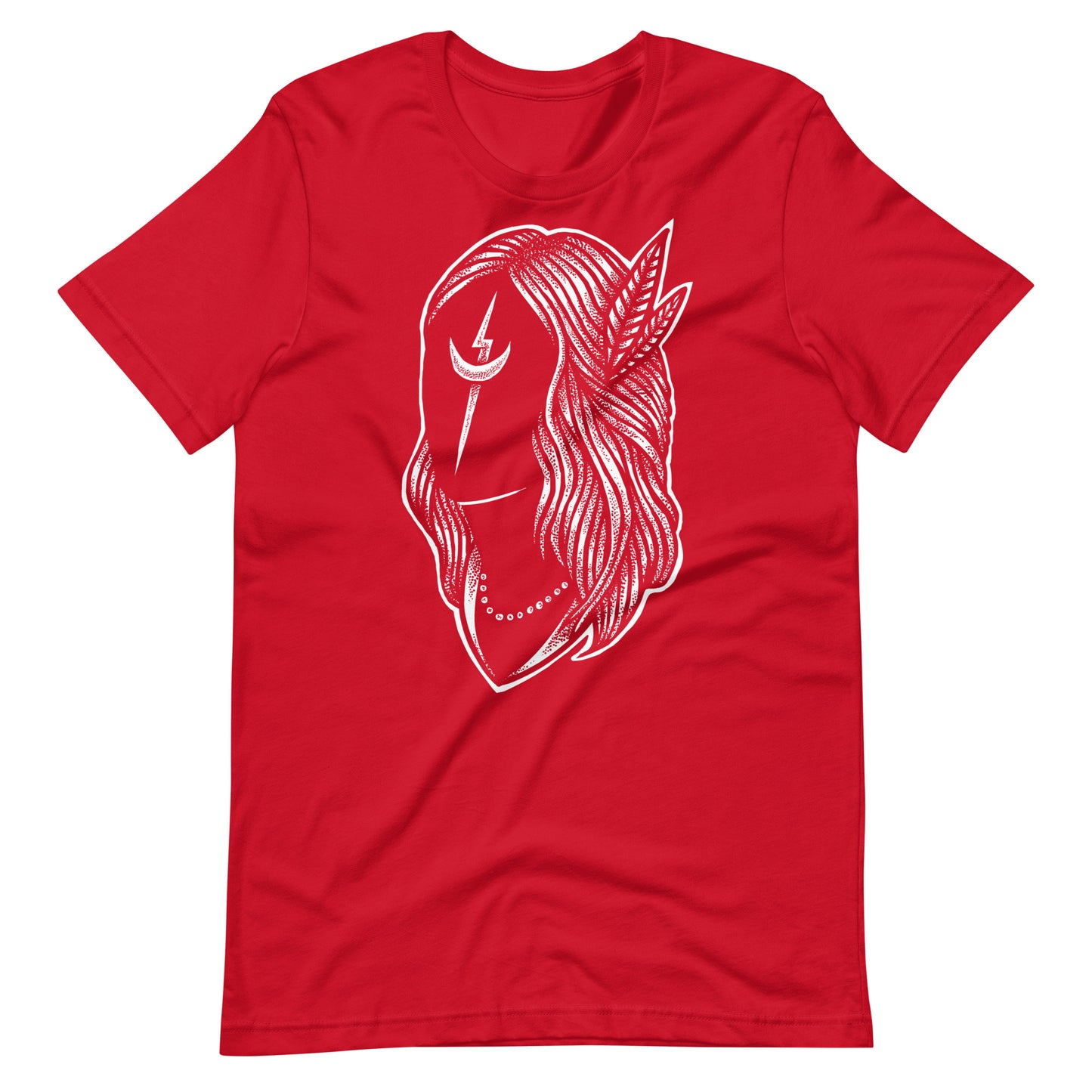Black Night White - Men's t-shirt - Red Front