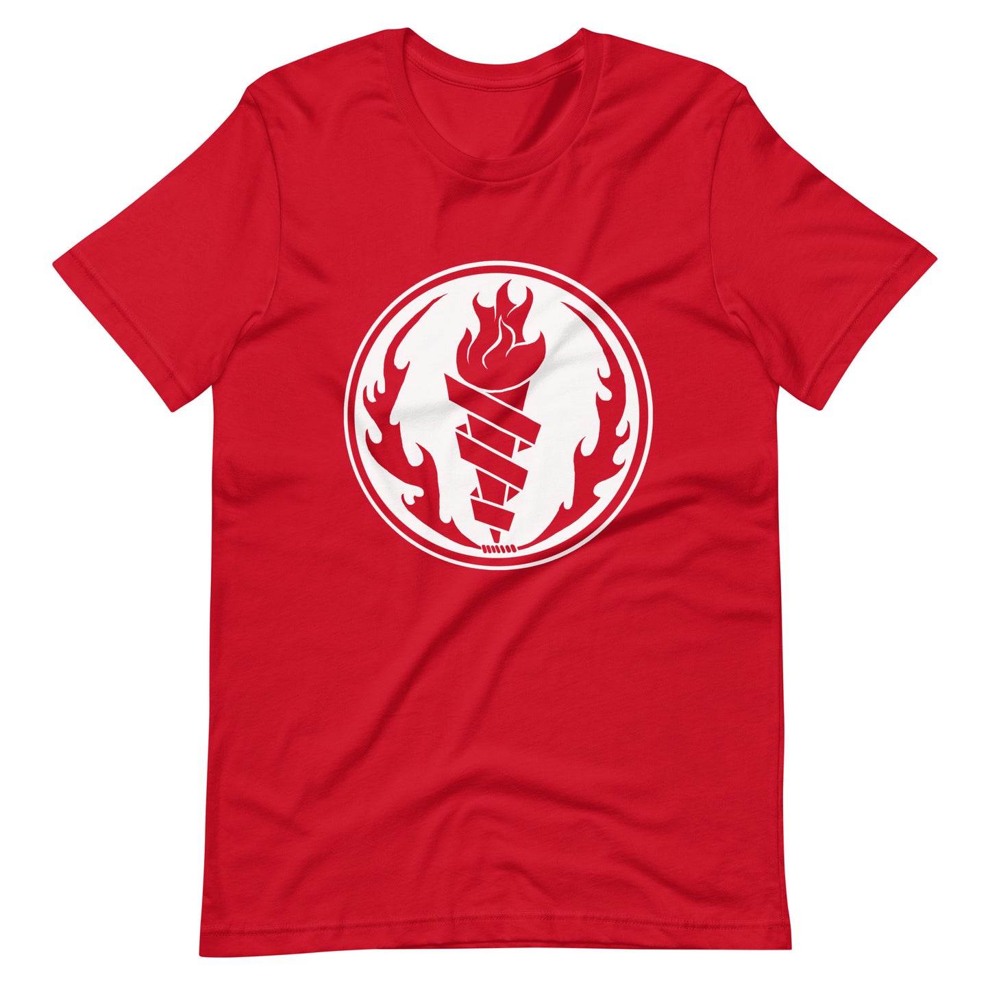 Fire Fire White - Men's t-shirt - Red Front