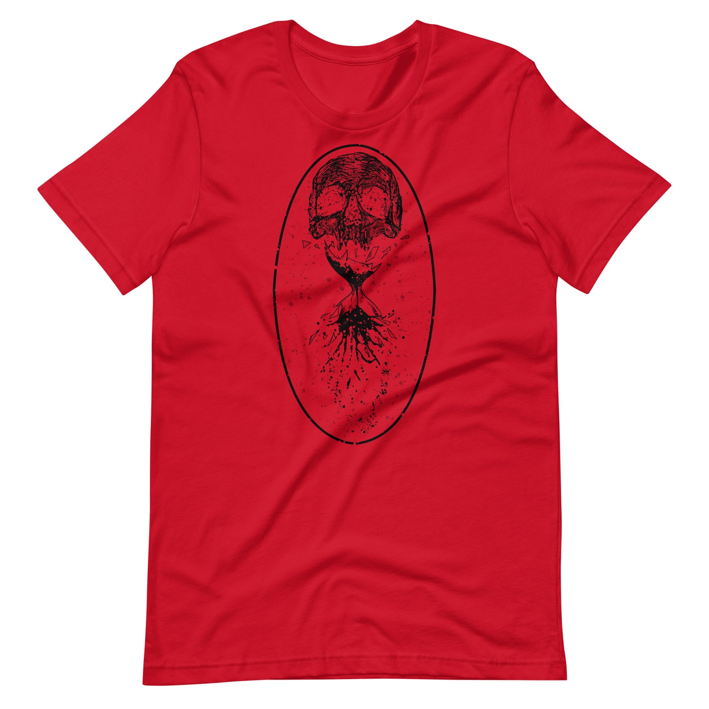 Destruction Black - Men's t-shirt - Red Front