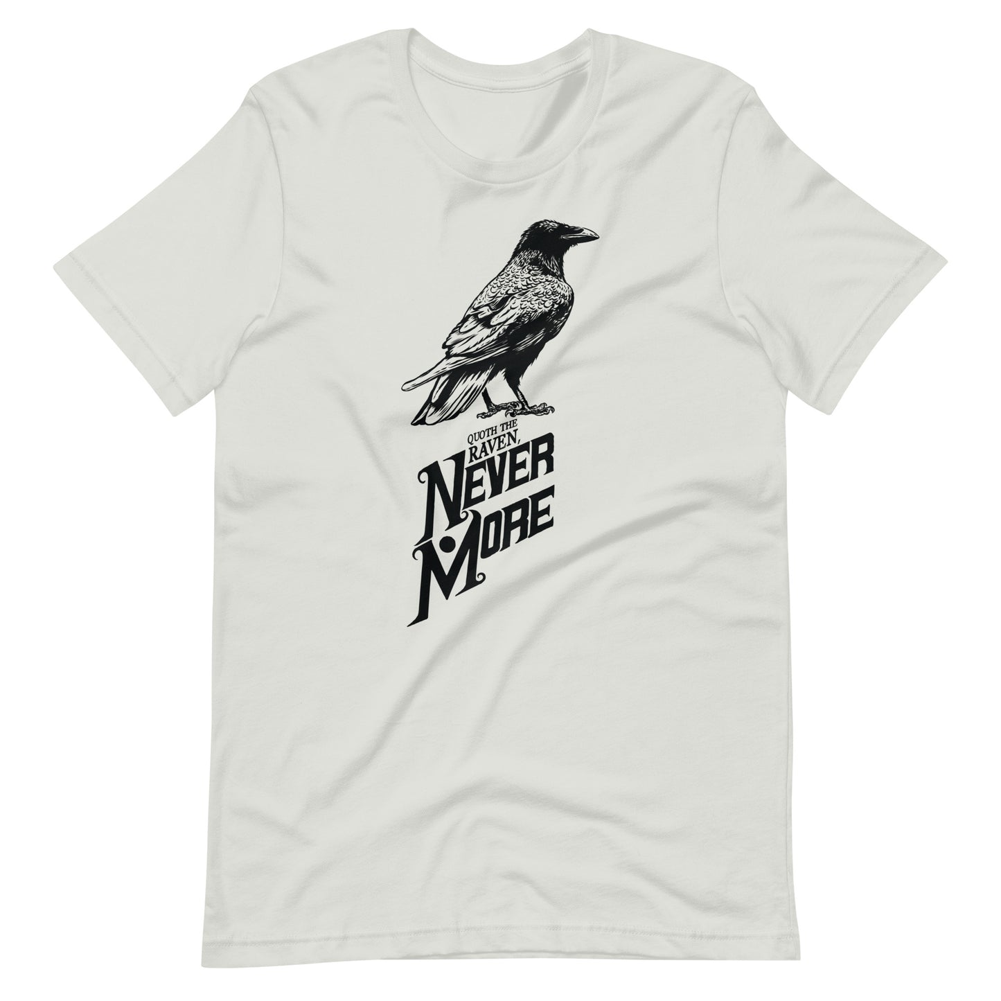 Quoth the Raven Nevermore - Men's t-shirt - Silver Front