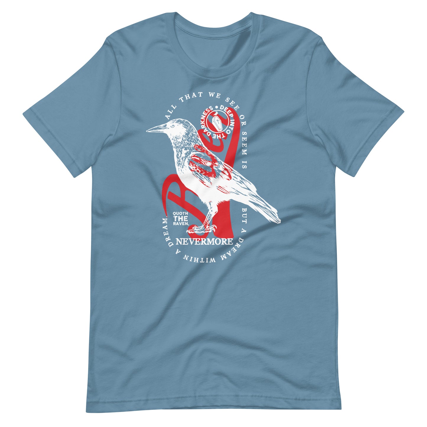 A Dream Within a Dream - Men's t-shirt - Steel Blue Front