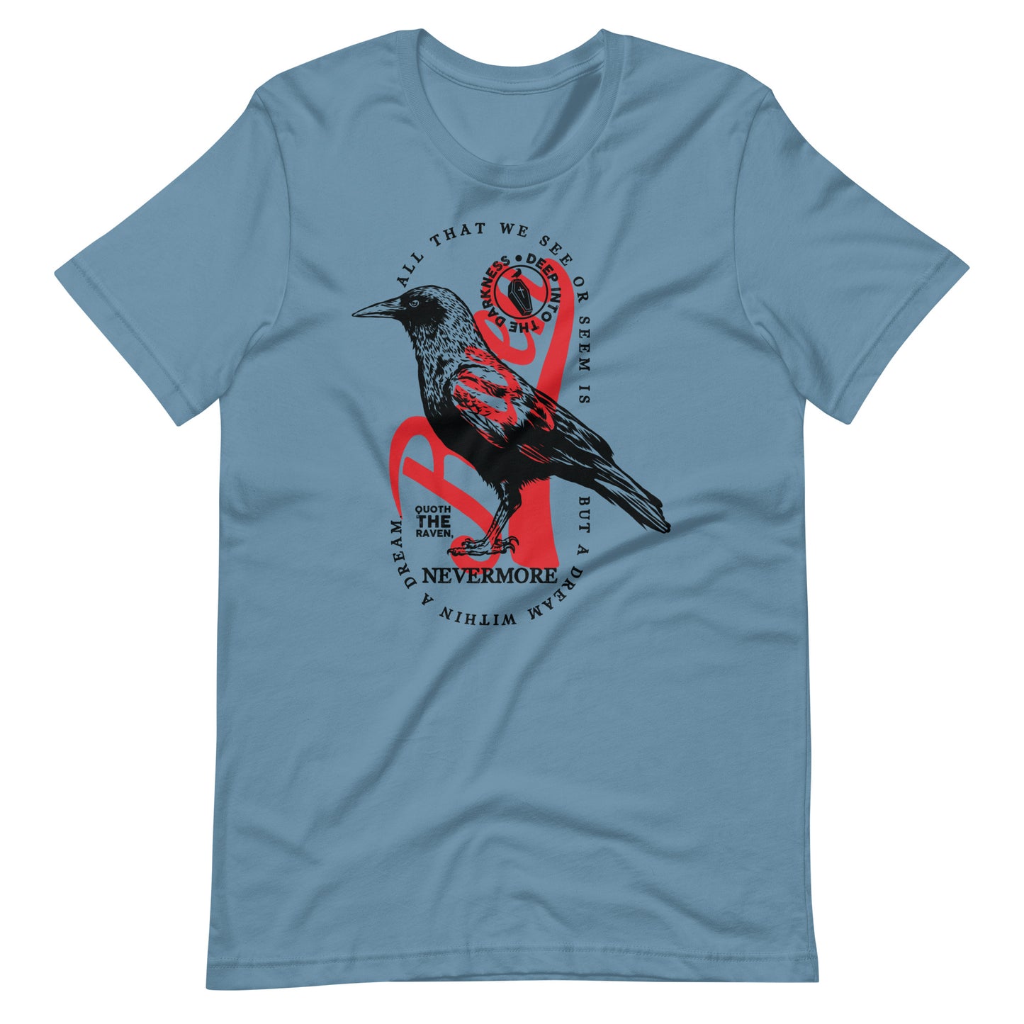 A Dream Within a Dream - Men's t-shirt Steel Blue Front