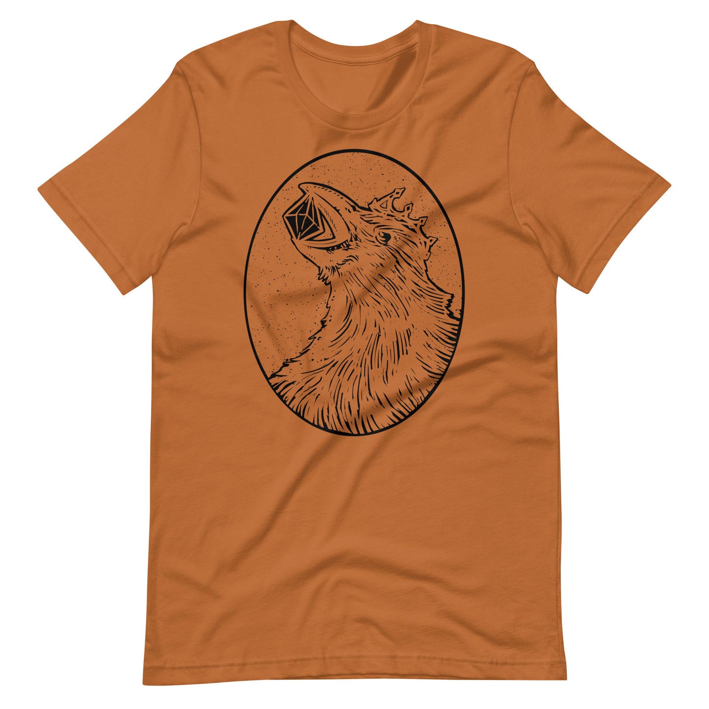 Crow Diamond Black - Men's t-shirt - Toast Front