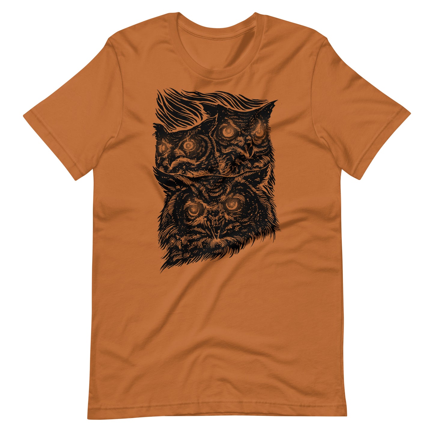 Night Eyes Black - Men's t-shirt - Toast Front