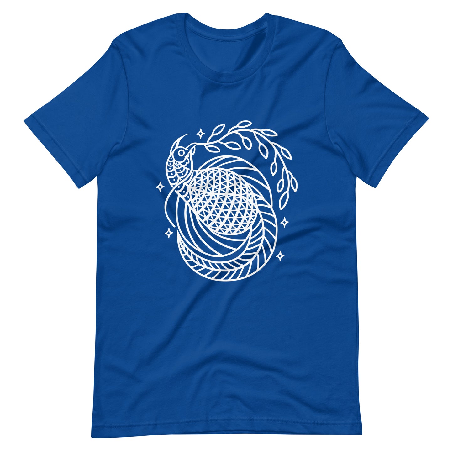Bird of Peace - Men's t-shirt - True Royal Front