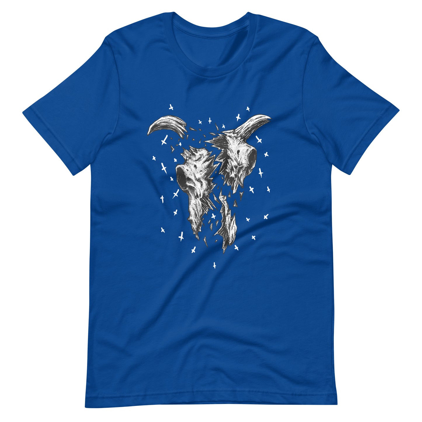 Crushed - Men's t-shirt - True Royal Front