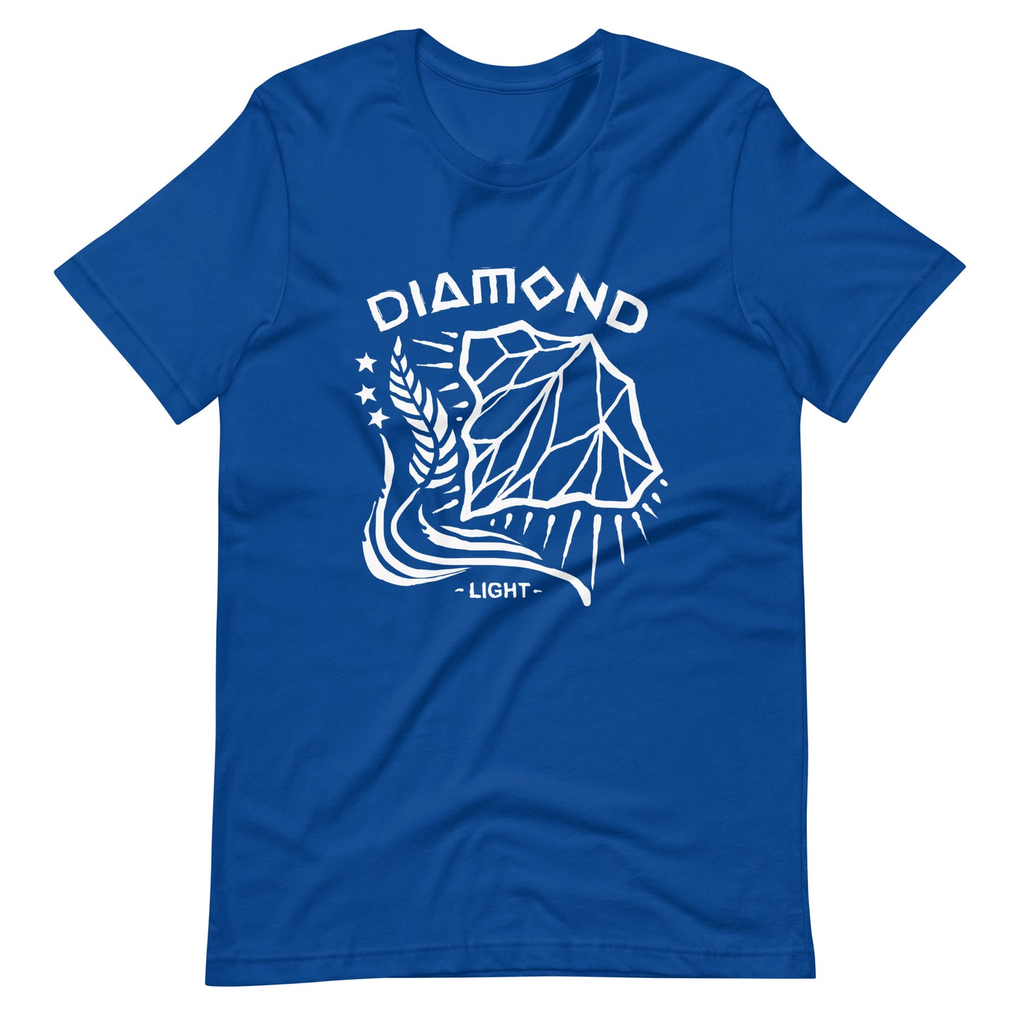 Diamond Light - Men's t-shirt - True Royal Front