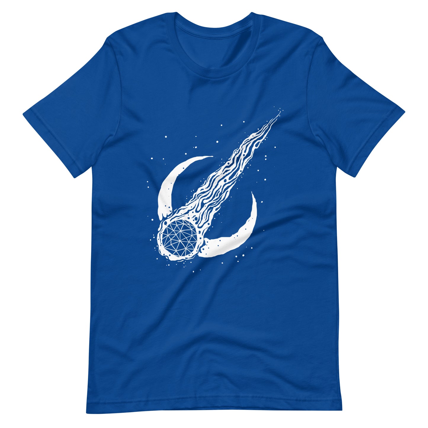 Meteor Night - Men's t-shirt - True Royal Front
