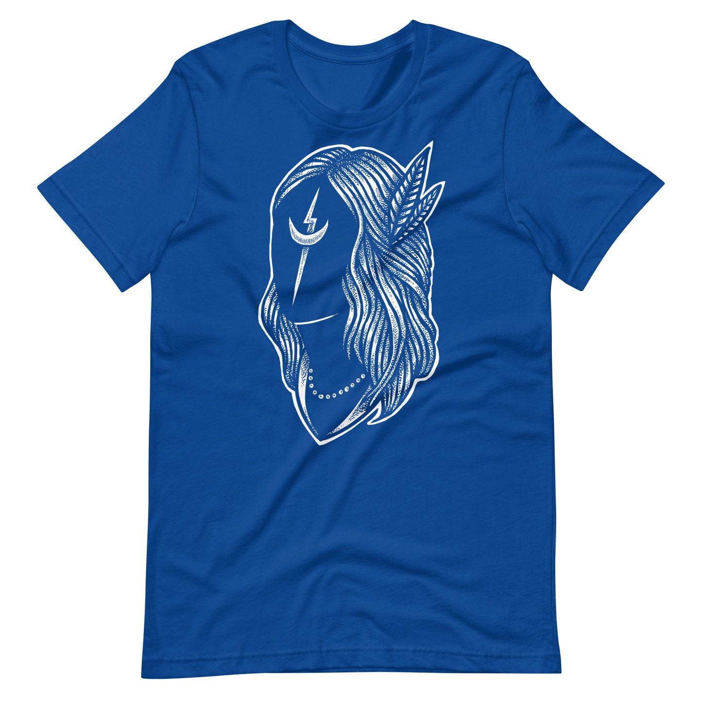 Black Night White - Men's t-shirt - True Royal Front