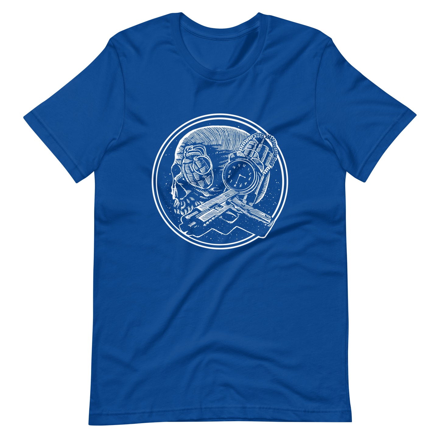 Boom as Hell White - Men's t-shirt - True Royal Front