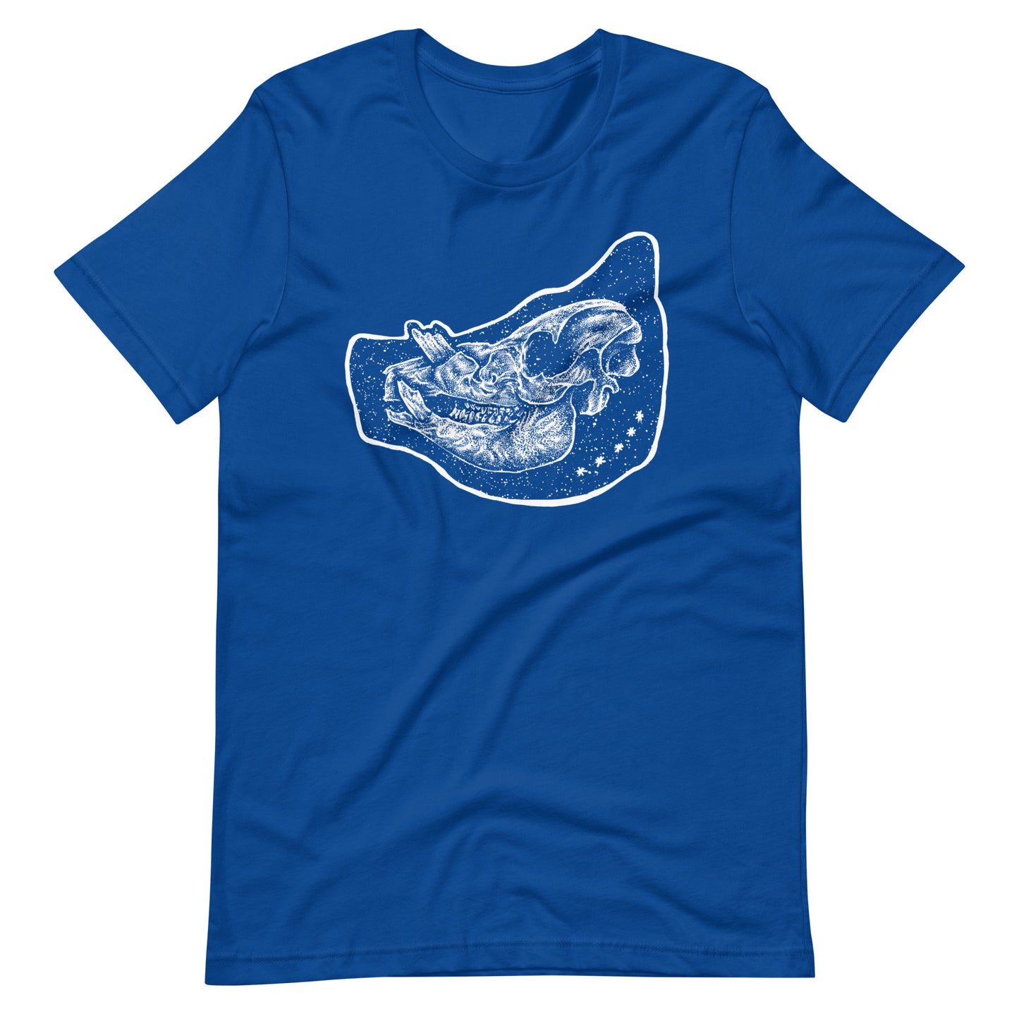 Pig White - Men's t-shirt - True Royal Front