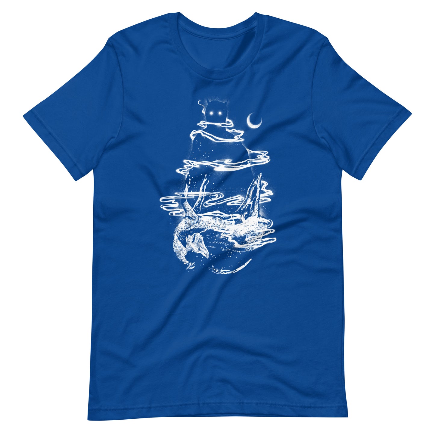 Toxic Fumes White - Men's t-shirt - True Royal Front
