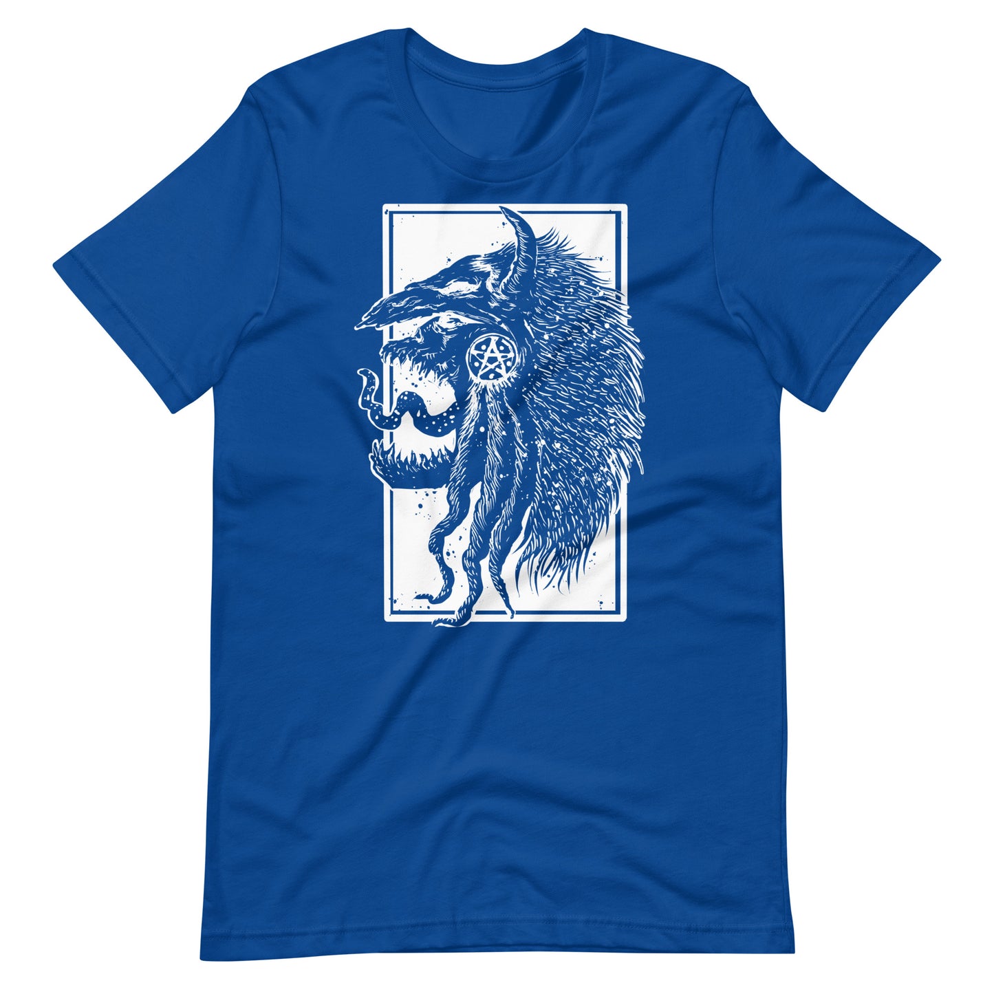 Tribe Monster White - Men's t-shirt - True Royal Front