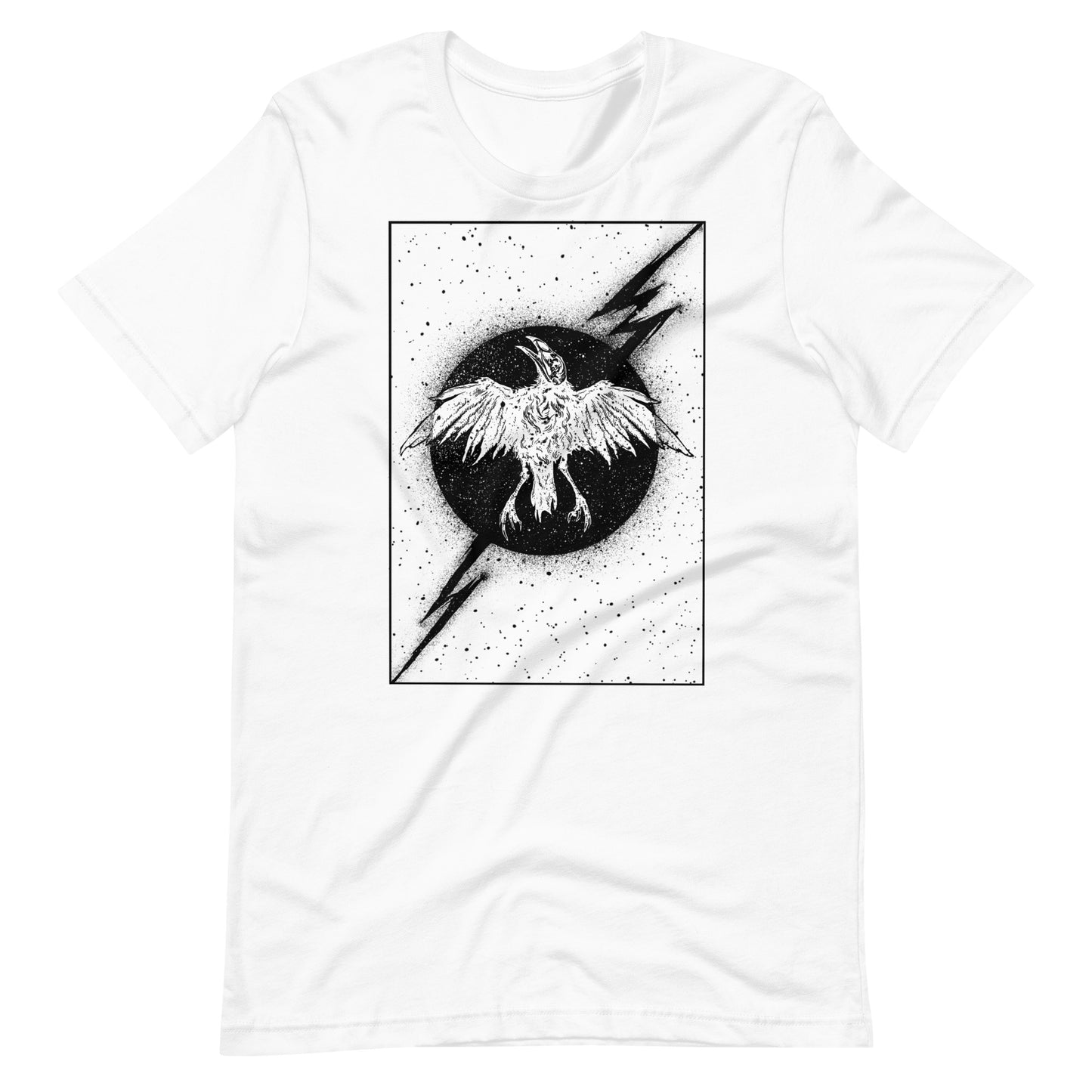 Night Thunder Black - Men's t-shirt - White Front