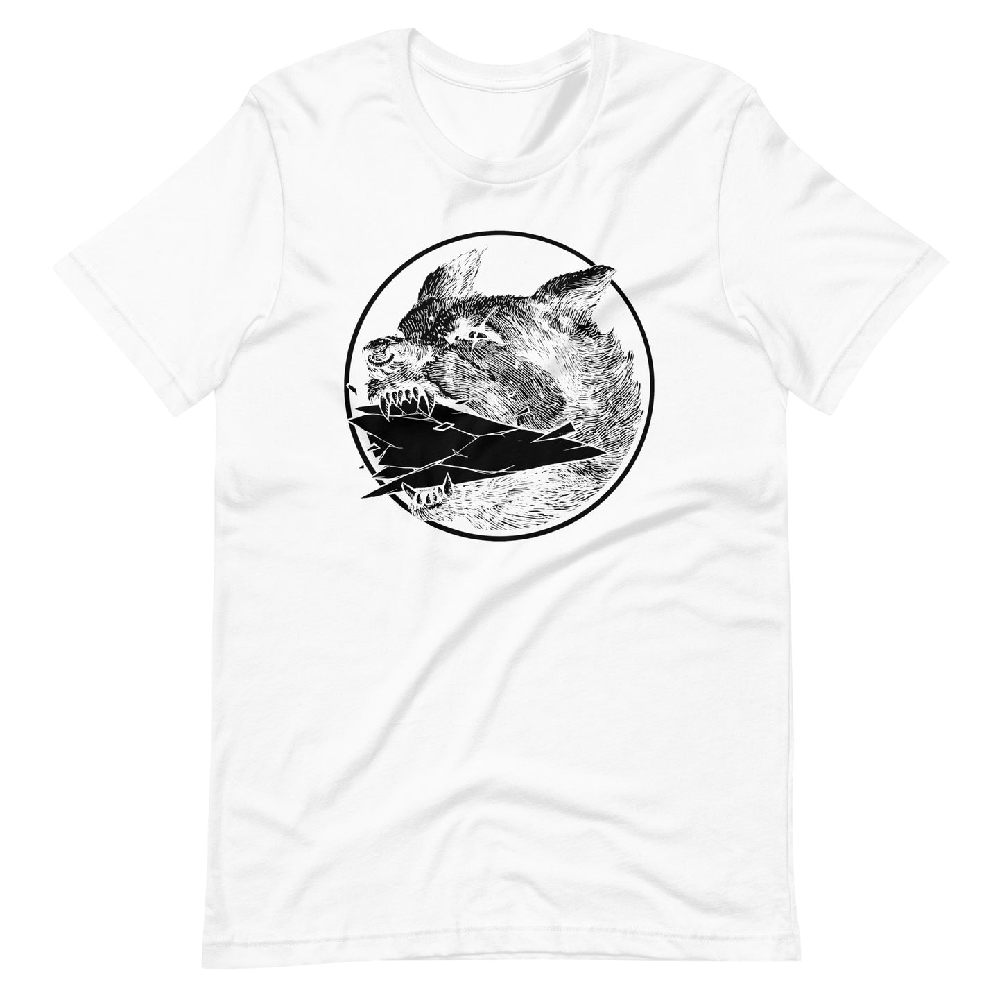 Shard Black - Men's t-shirt - White Front